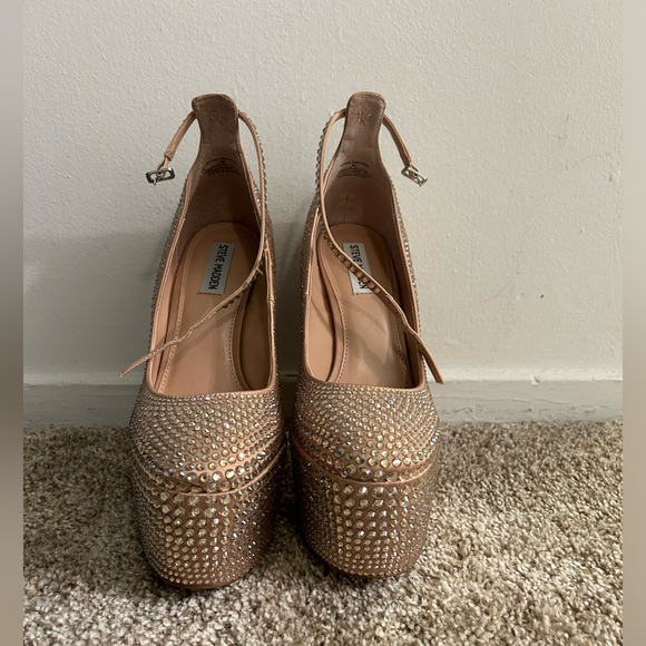 Steve Madden Skyrise rhinestone size 9 - Picture 4 of 6